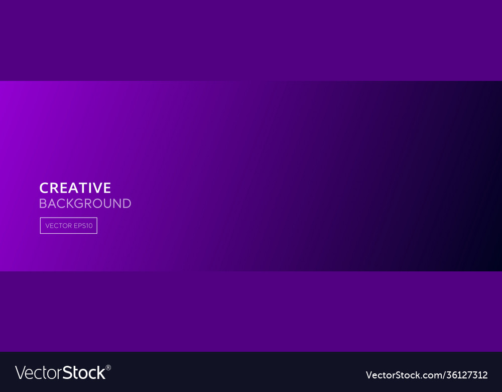 Dark Purple Gradient Abstract Banner Background Vector Image