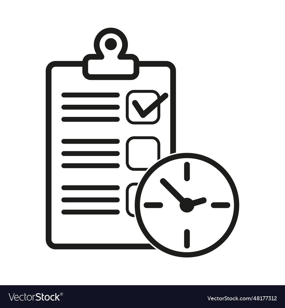 Fast service simple solution survey clipboard