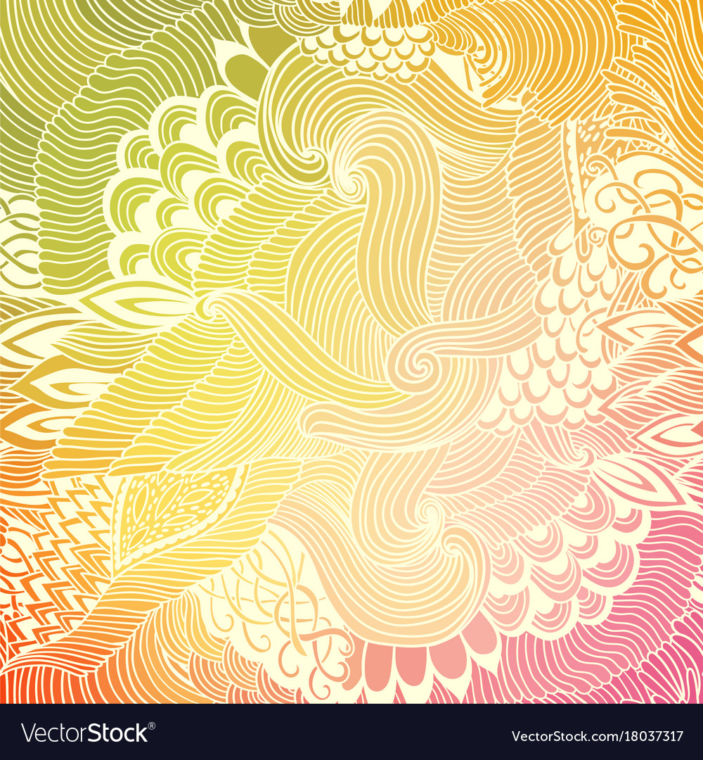 Abstract pattern background with waves ornament