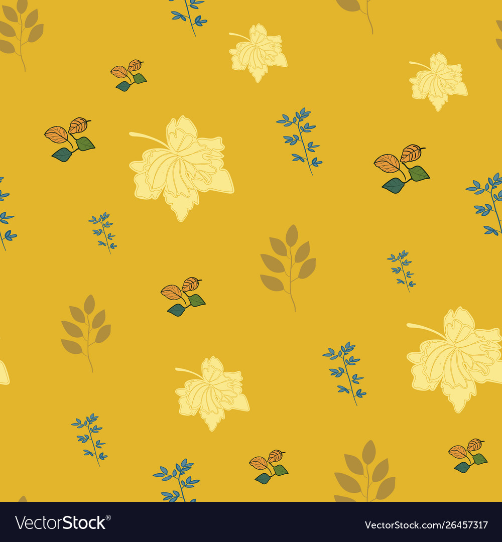 Autumn fall seamless repeat pattern print