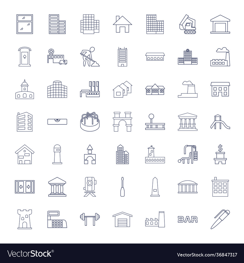 Building icons