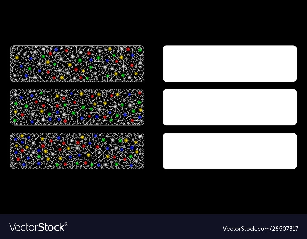 Flare mesh wire frame database icon with