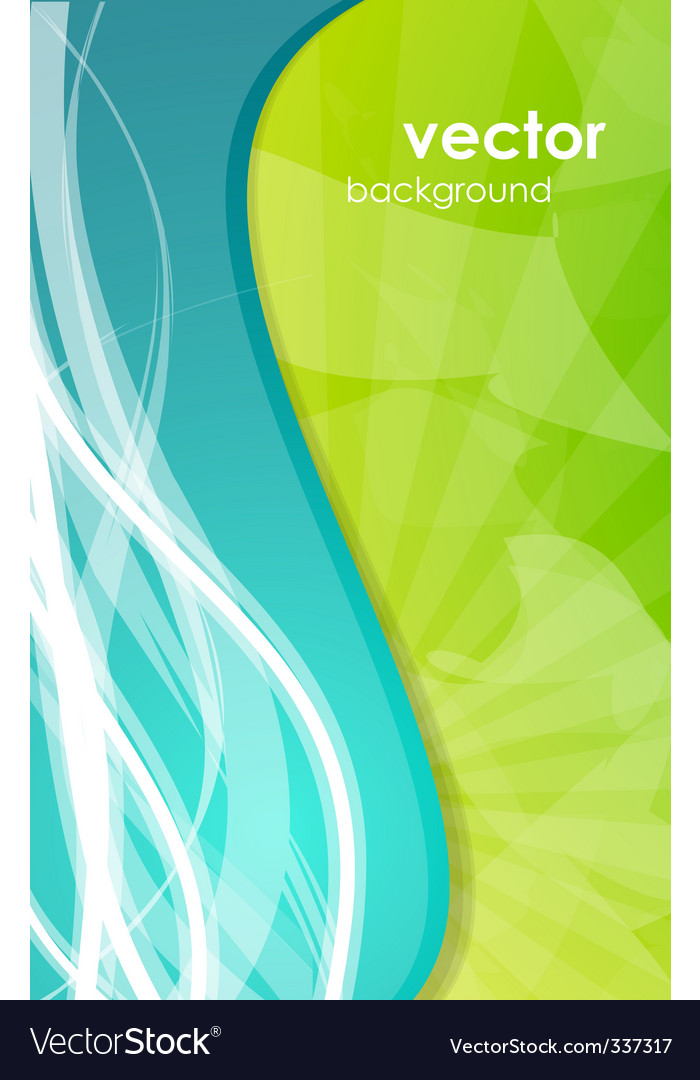 Gradient Green Abstract Background