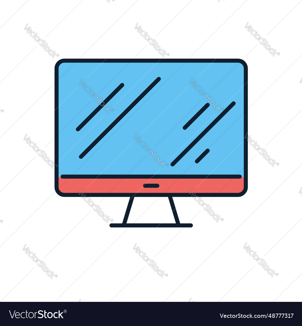 Monitor related icon