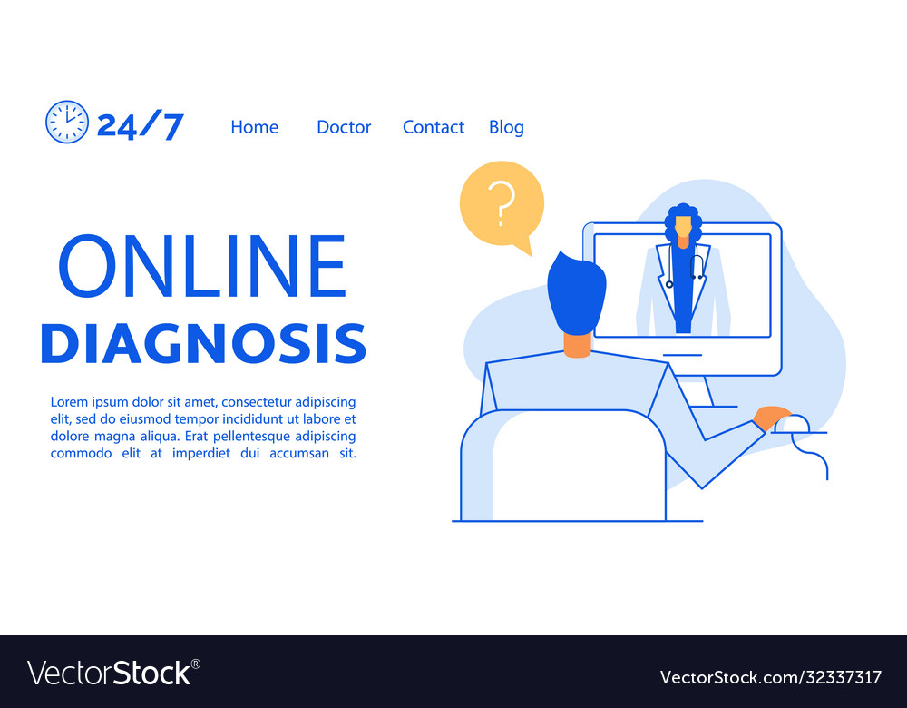 Online Diagnose Hilfe Service Landing Seite