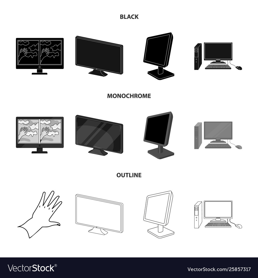 Screen and computer symbol
