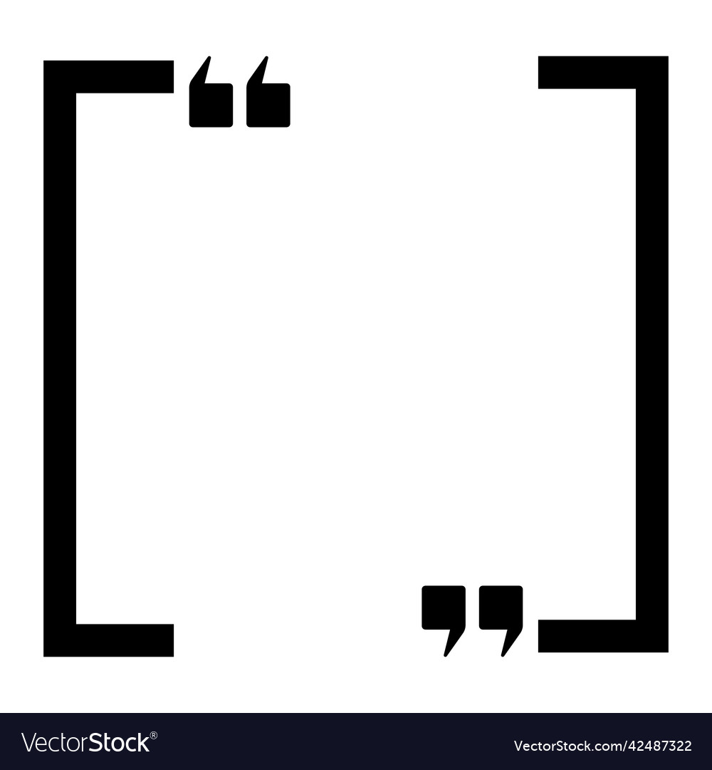 Double Quotation Marks & Parentheses Icons