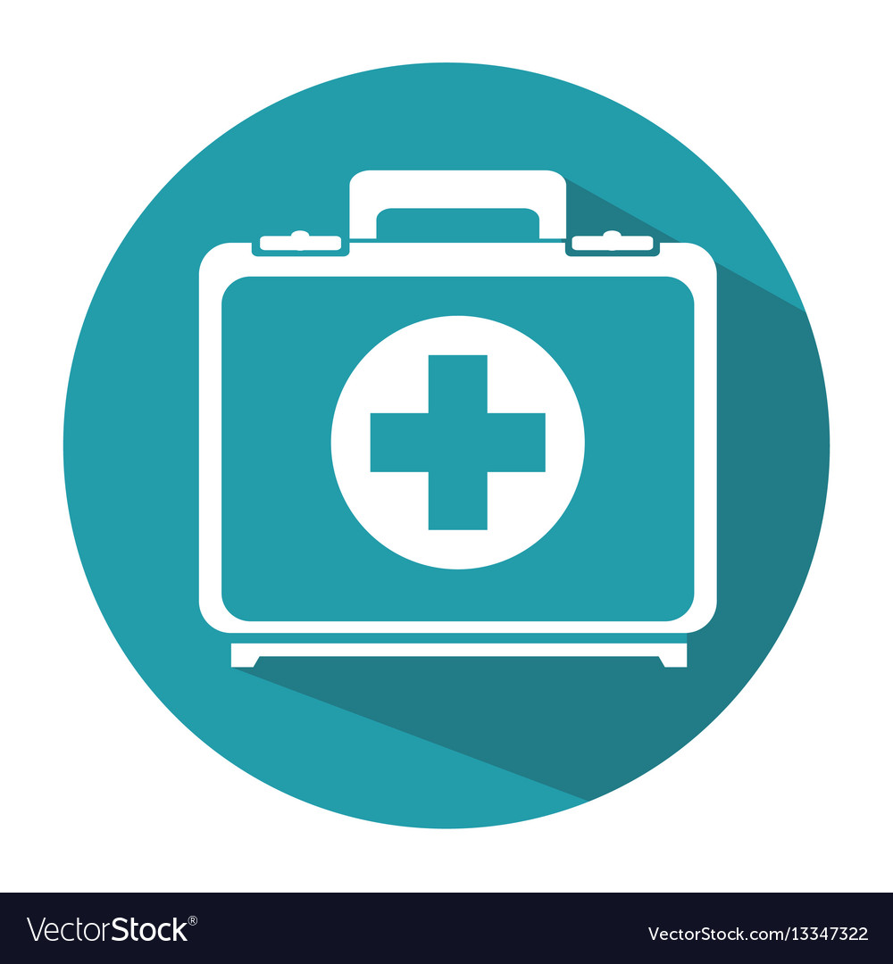 Medical kit isolated icon