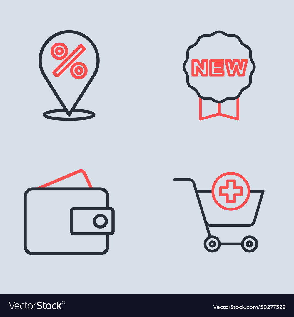 Set line price tag with new wallet add
