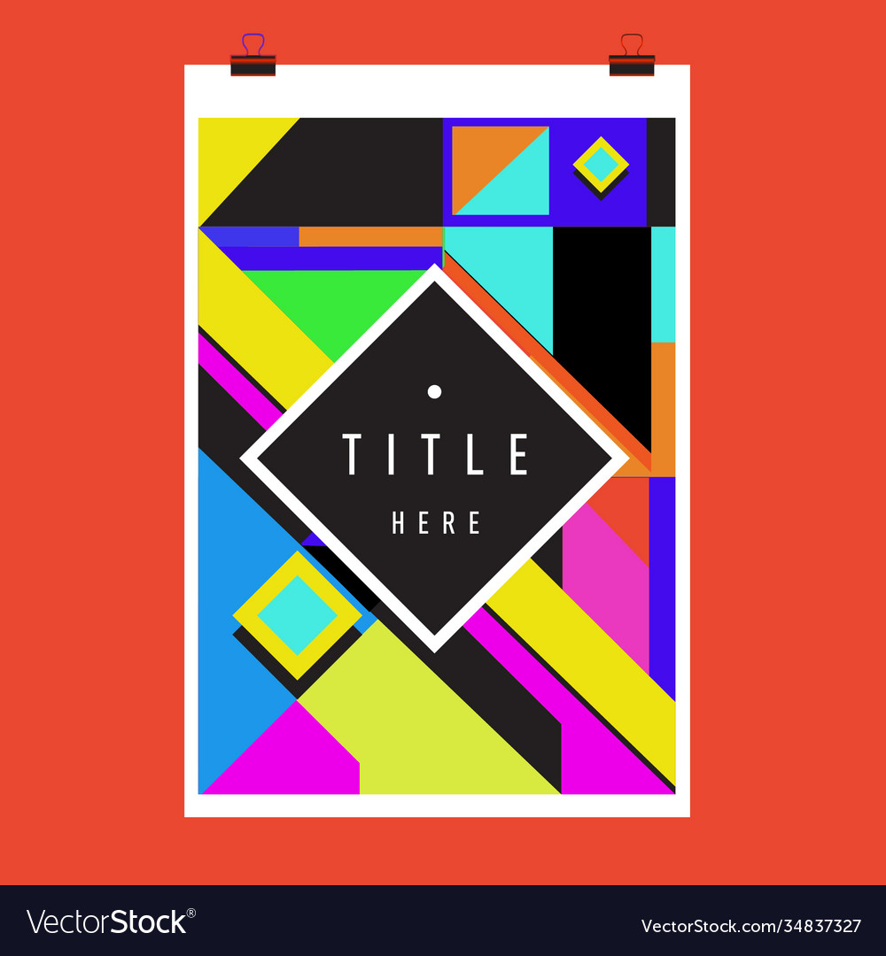 Abstract colorful geometric pattern background