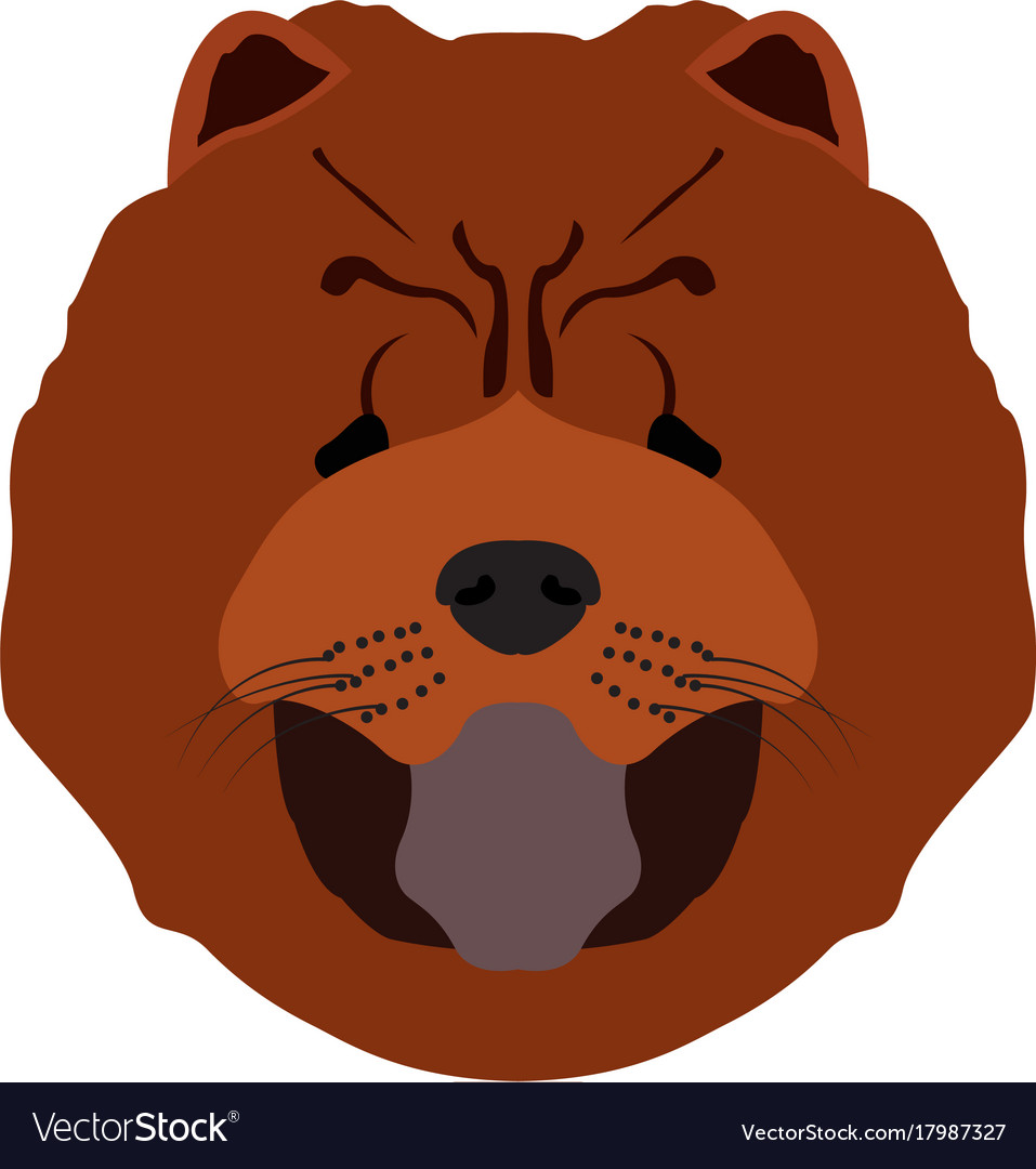 Isolated chow avatar