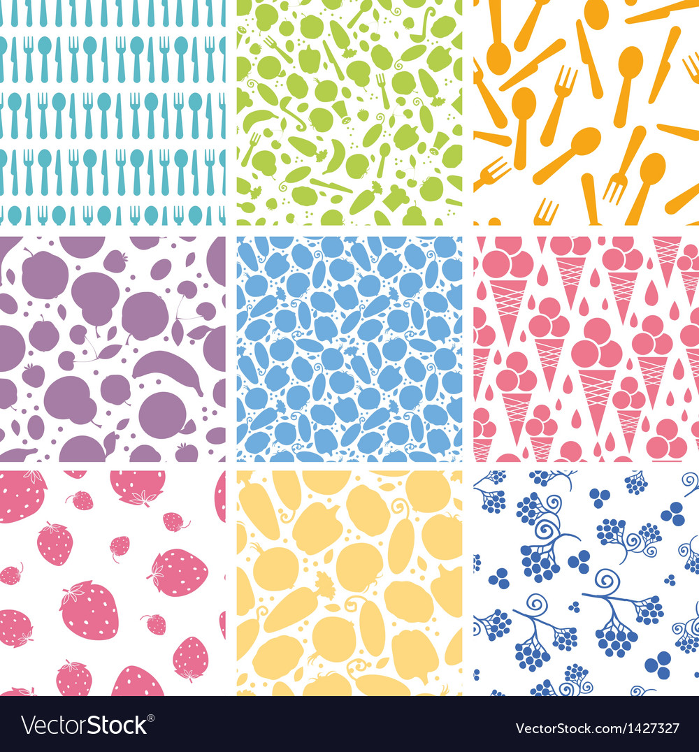 Nine Food Pattern Set