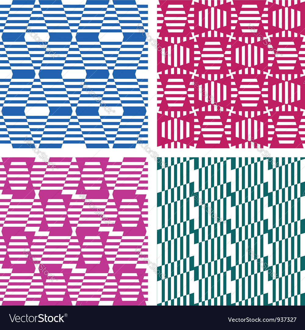 Seamless patterns set