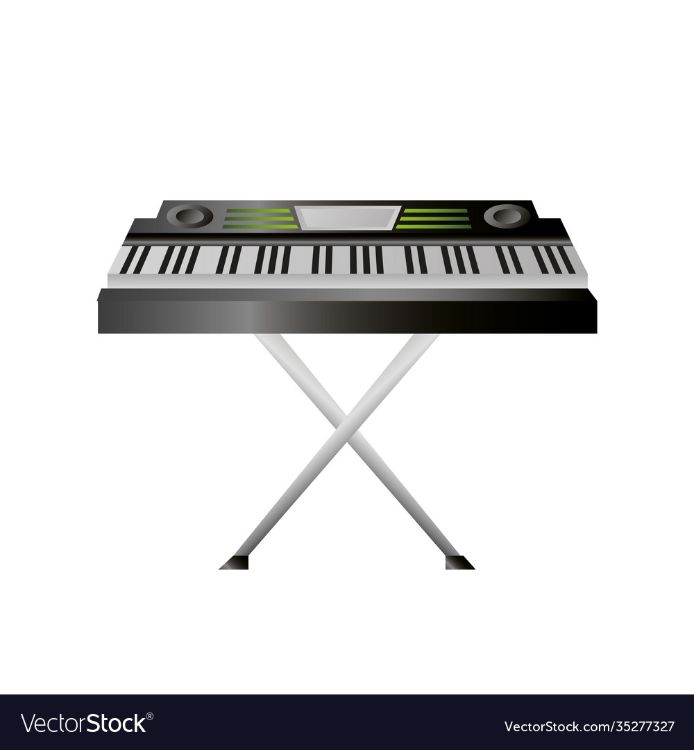 Synthesizer keyboard musical instrument detailed