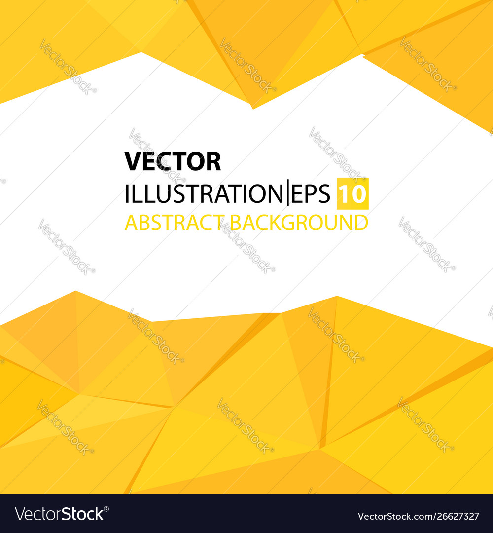 Triangular abstract background yellow