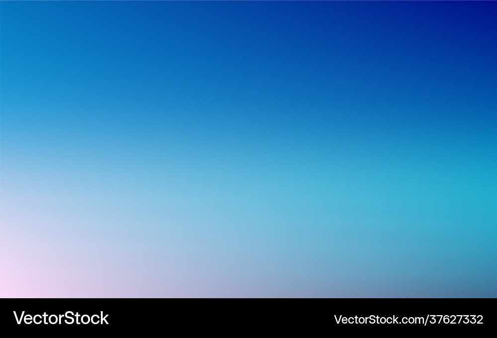 Abstract blue blurred gradient background Vector Image
