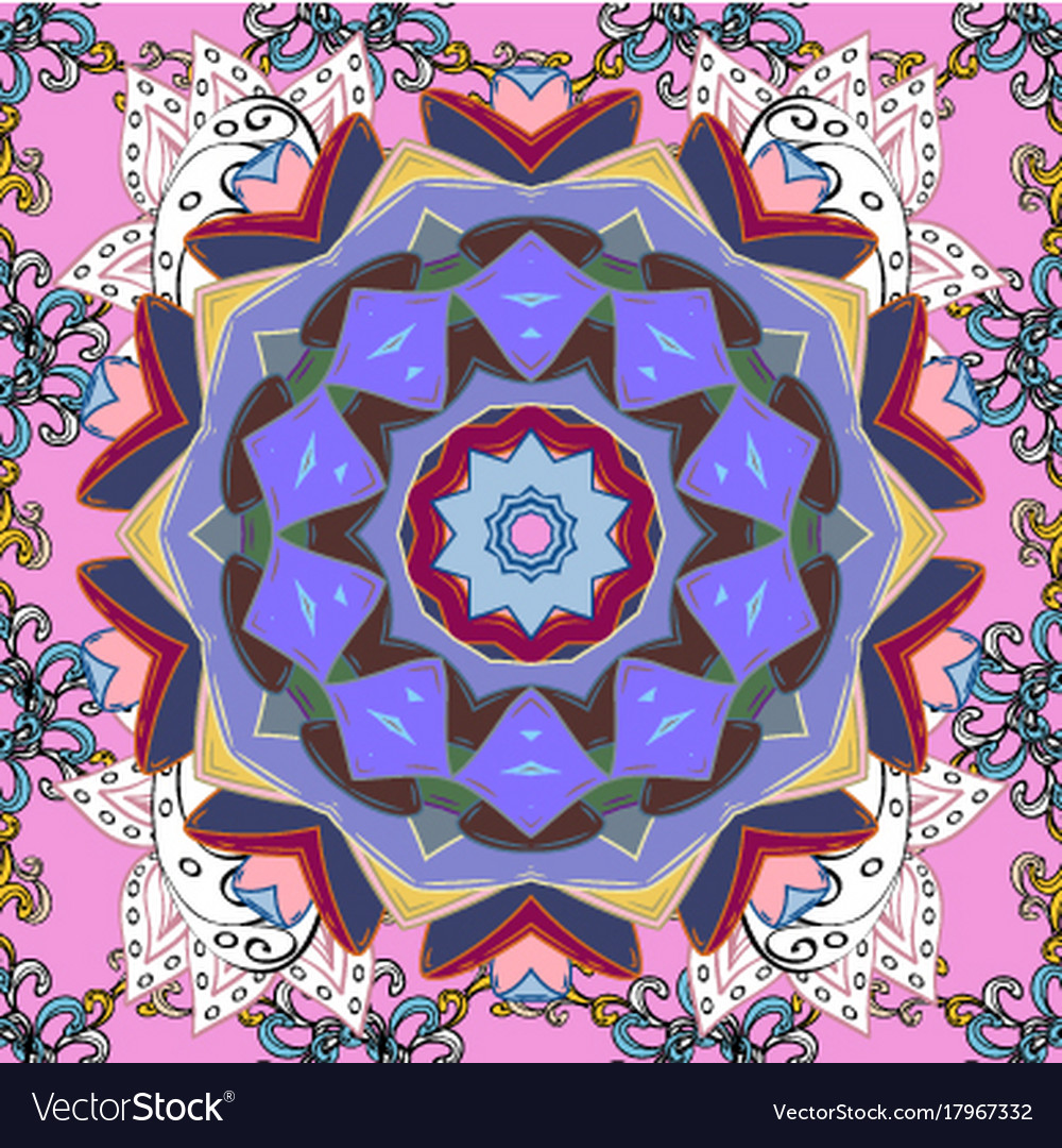 Colour spring theme seamless pattern background
