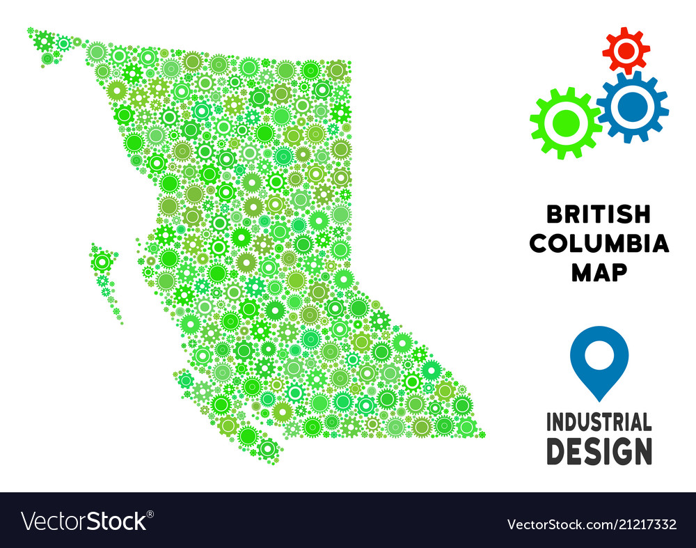 Räder british columbia province map zusammenstellung