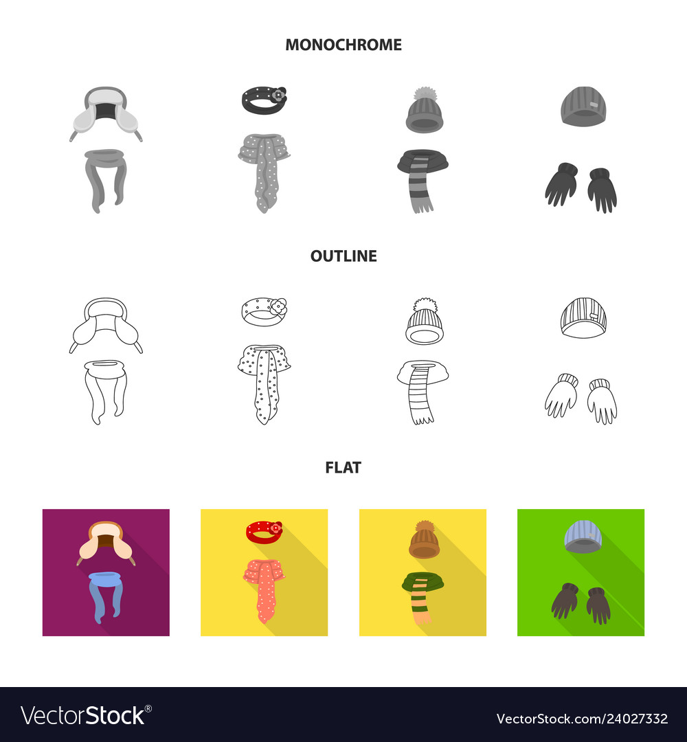 Isolated object of clothes and texture symbol