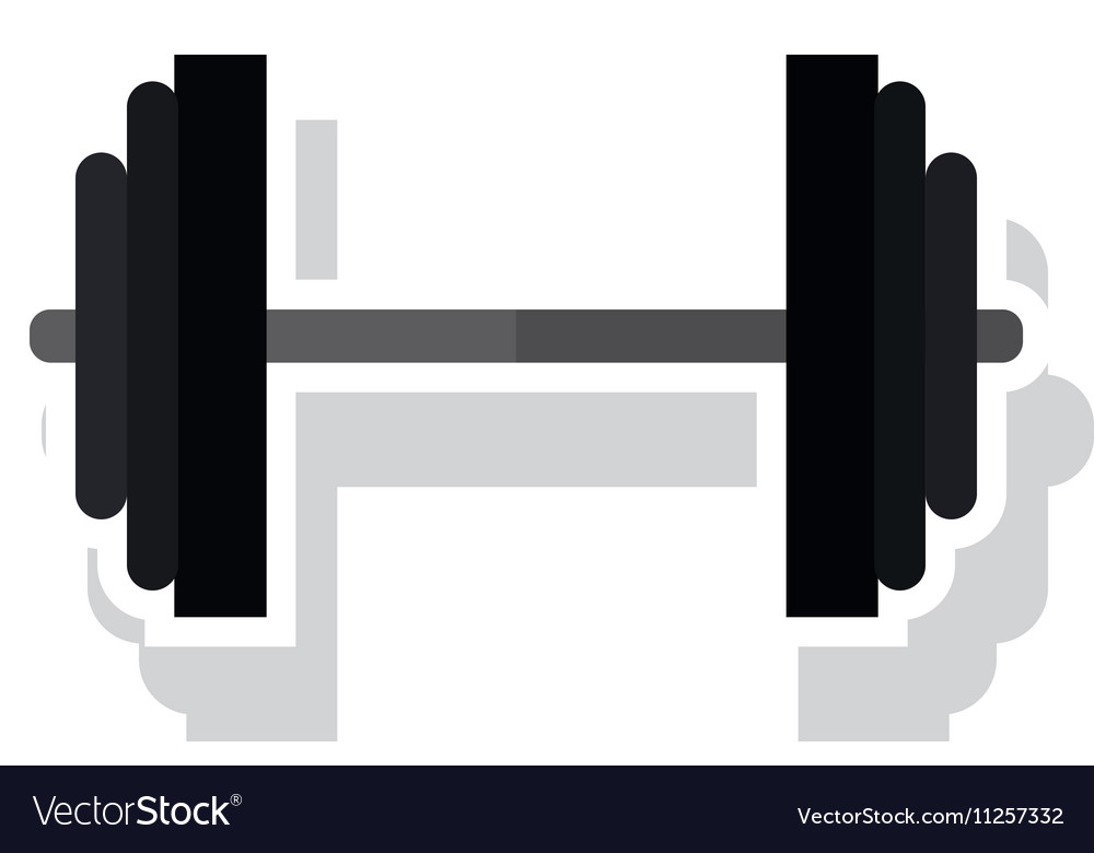 Isolated weight of fitness gym