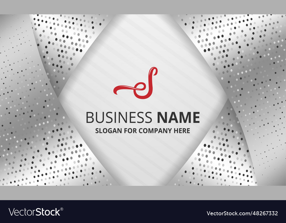 Modern luxury silver business background