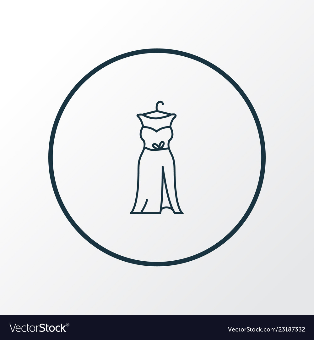 Vector Line Prom Dress