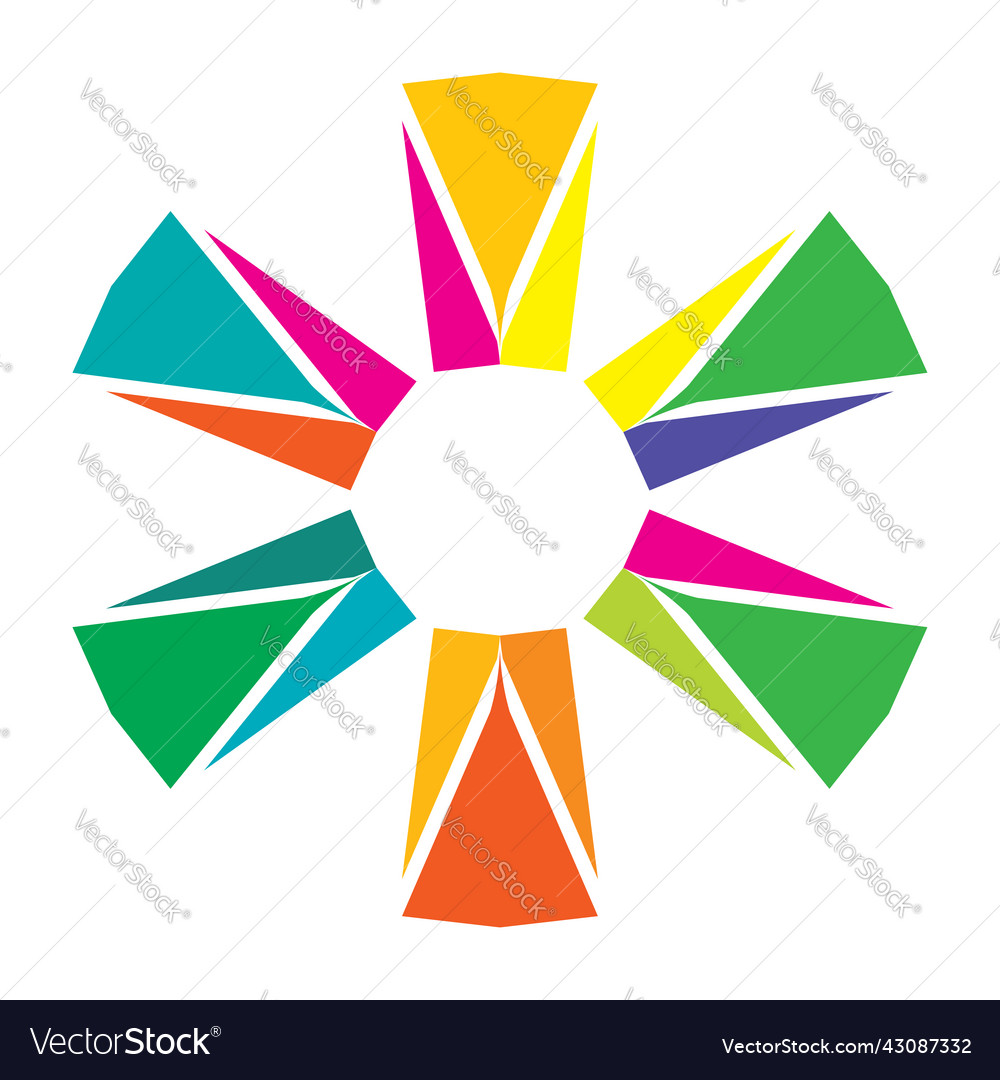 Simple motif mandala shape element circular round Vector Image Simple motif mandala shape element circular round