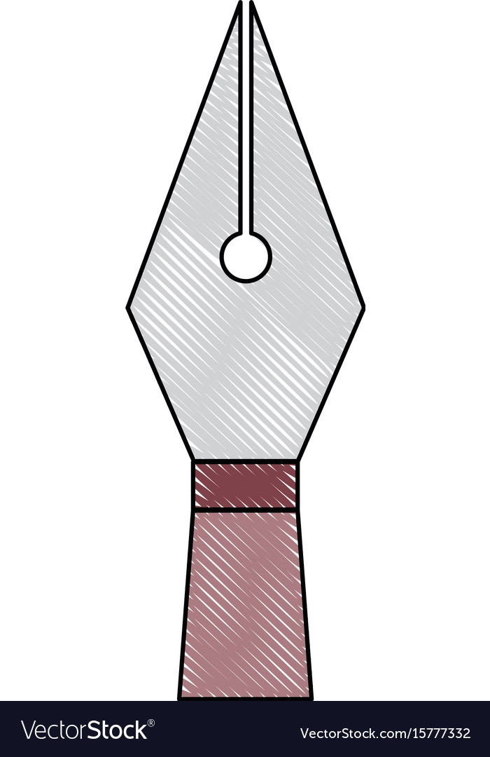 Writing pen head ink classic icon