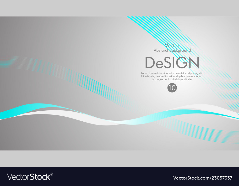 Abstract background color flow waved lines Vector Image Abstract background color flow waved lines