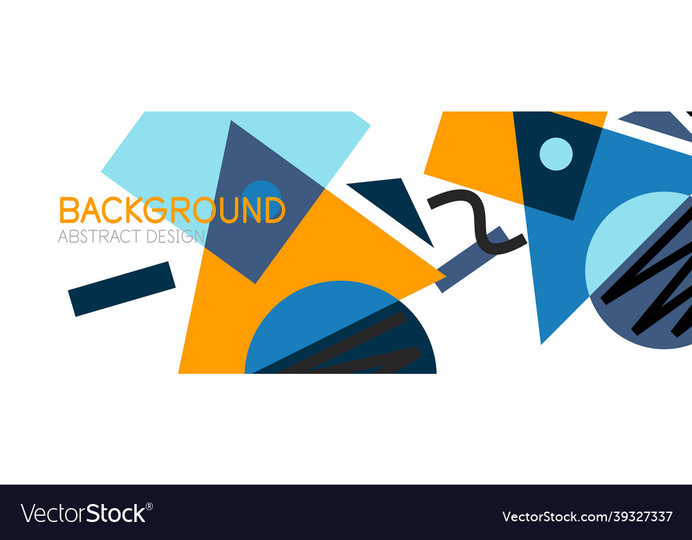 Abstract background with blocks lines geometric Vector Image Abstract background with blocks lines geometric