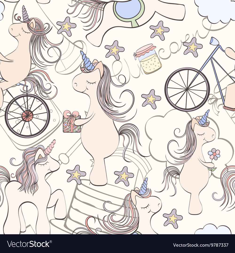 Colorful Unicorn Pattern