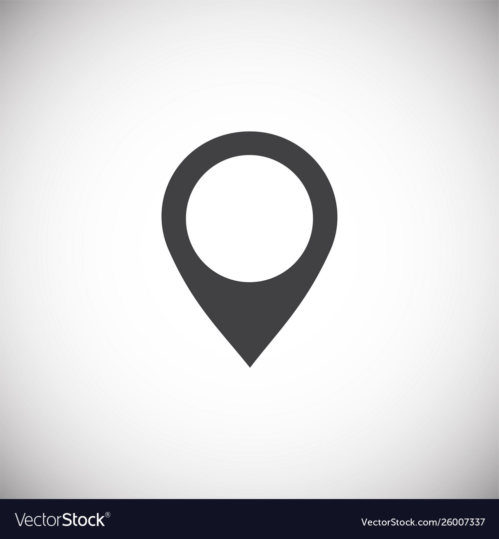 Geolocation related icon on background for graphic