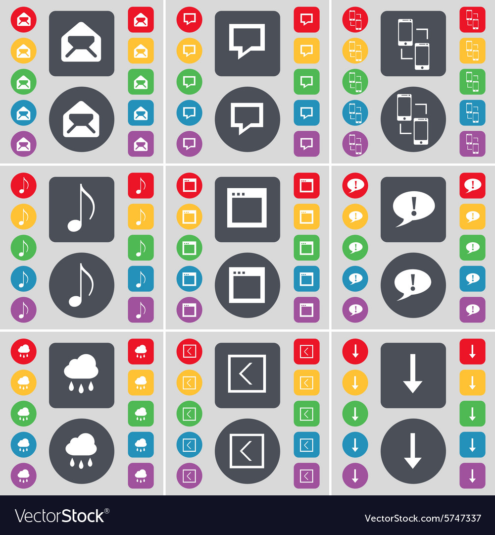 Message chat bubble information exchange note
