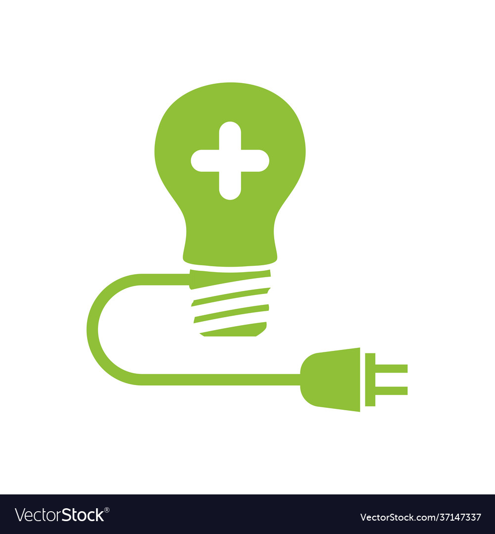 Positive light bulb Royalty Free Vector Image - VectorStock