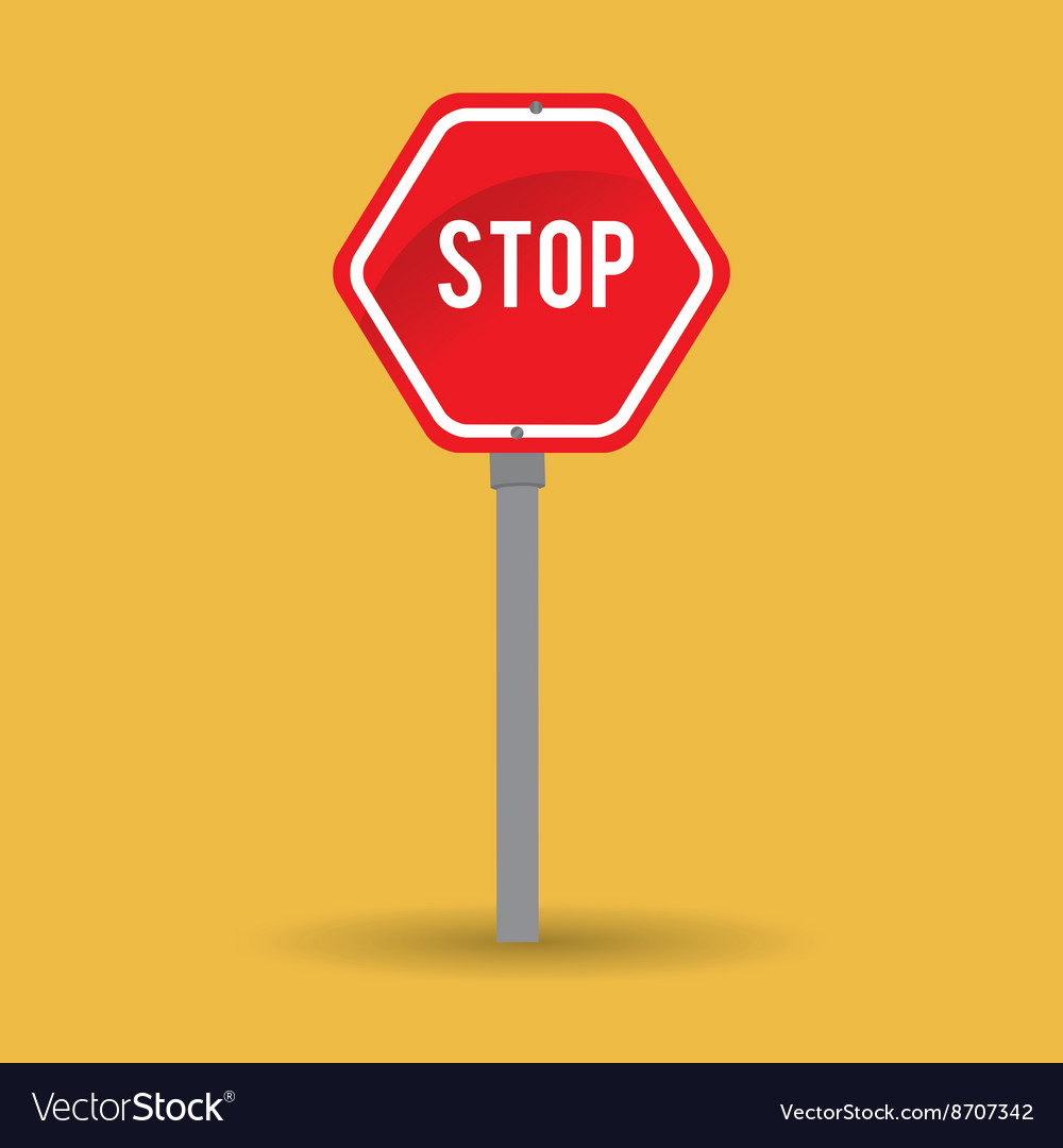 Road sign design Royalty Free Vector Image - VectorStock