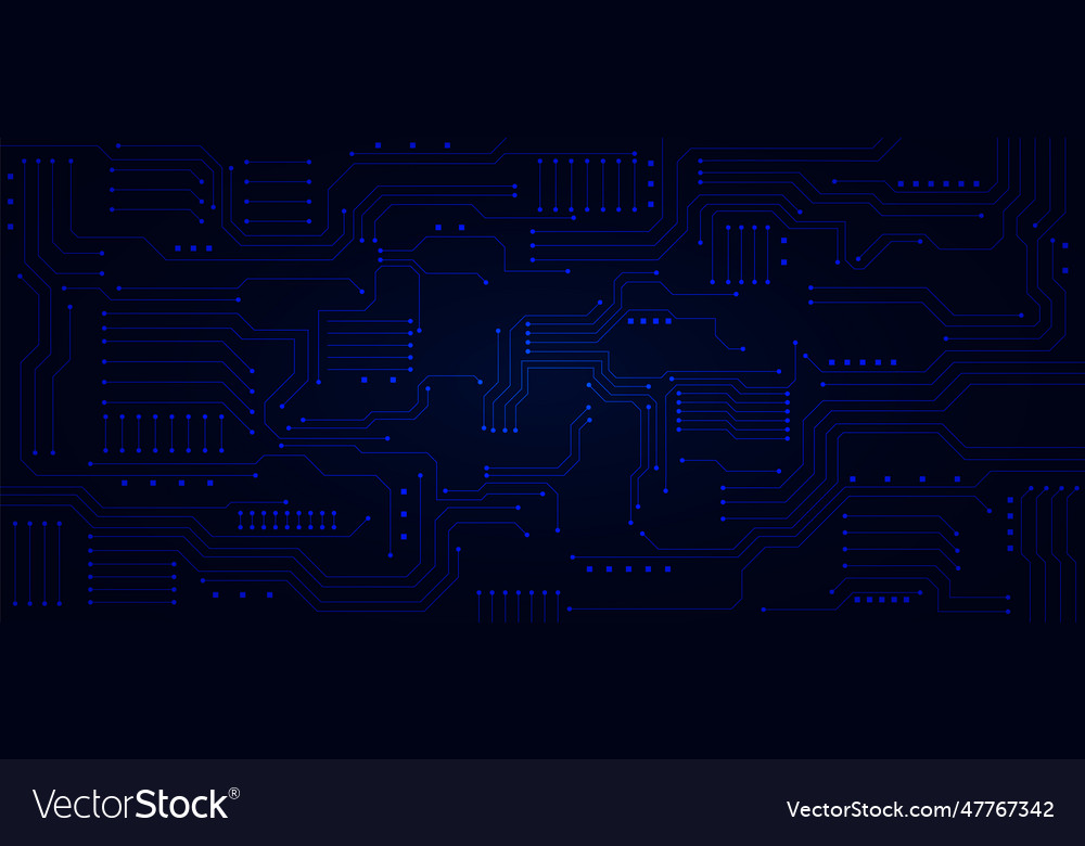 Technology background with hi-tech digital data vector image Technology background with hi-tech digital data
