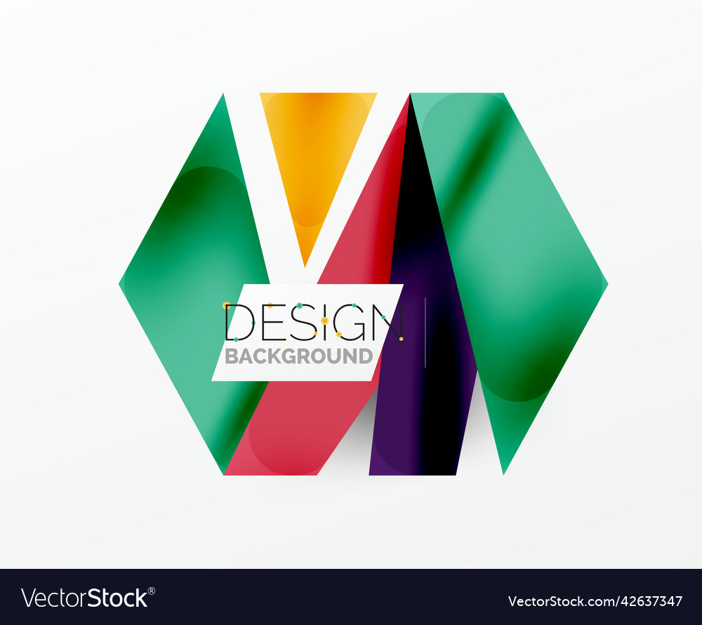 Background abstract overlapping shapes minimal vector image Background abstract overlapping shapes minimal