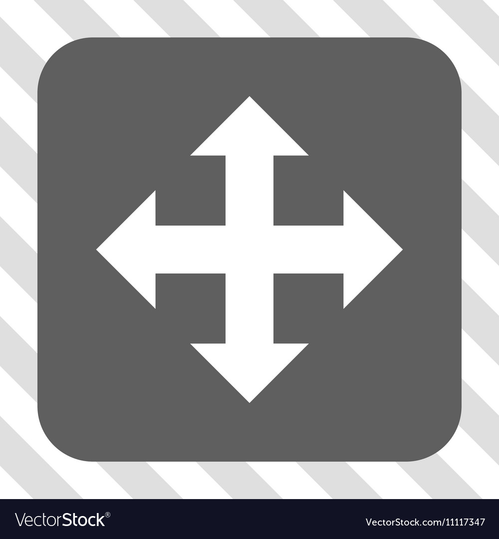 Expand arrows rounded square button