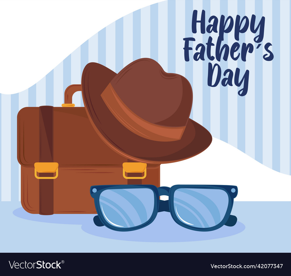 Happy fathers day Royalty Free Vector Image - VectorStock