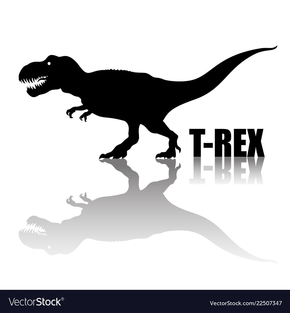 T Rex Silhouette Clip Art