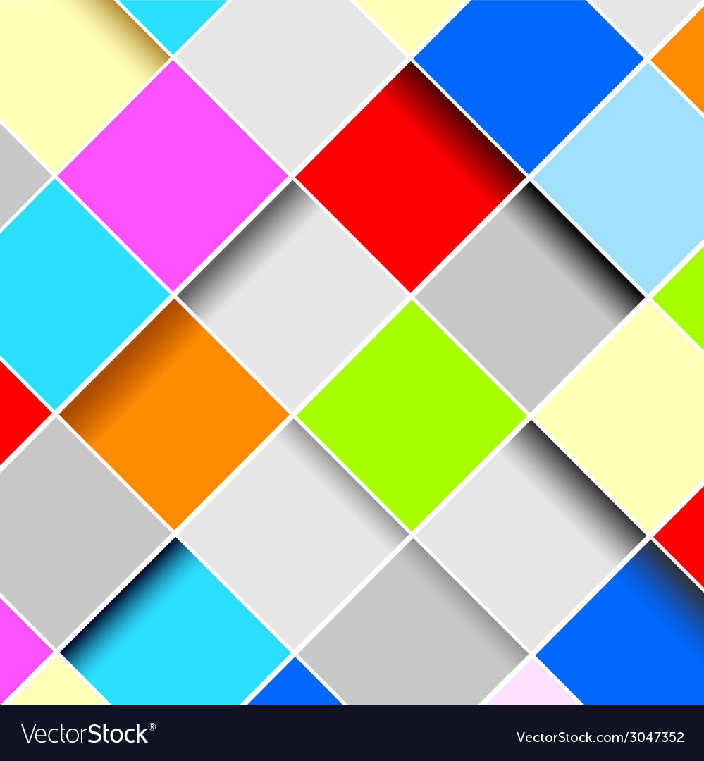 Abstract squares background