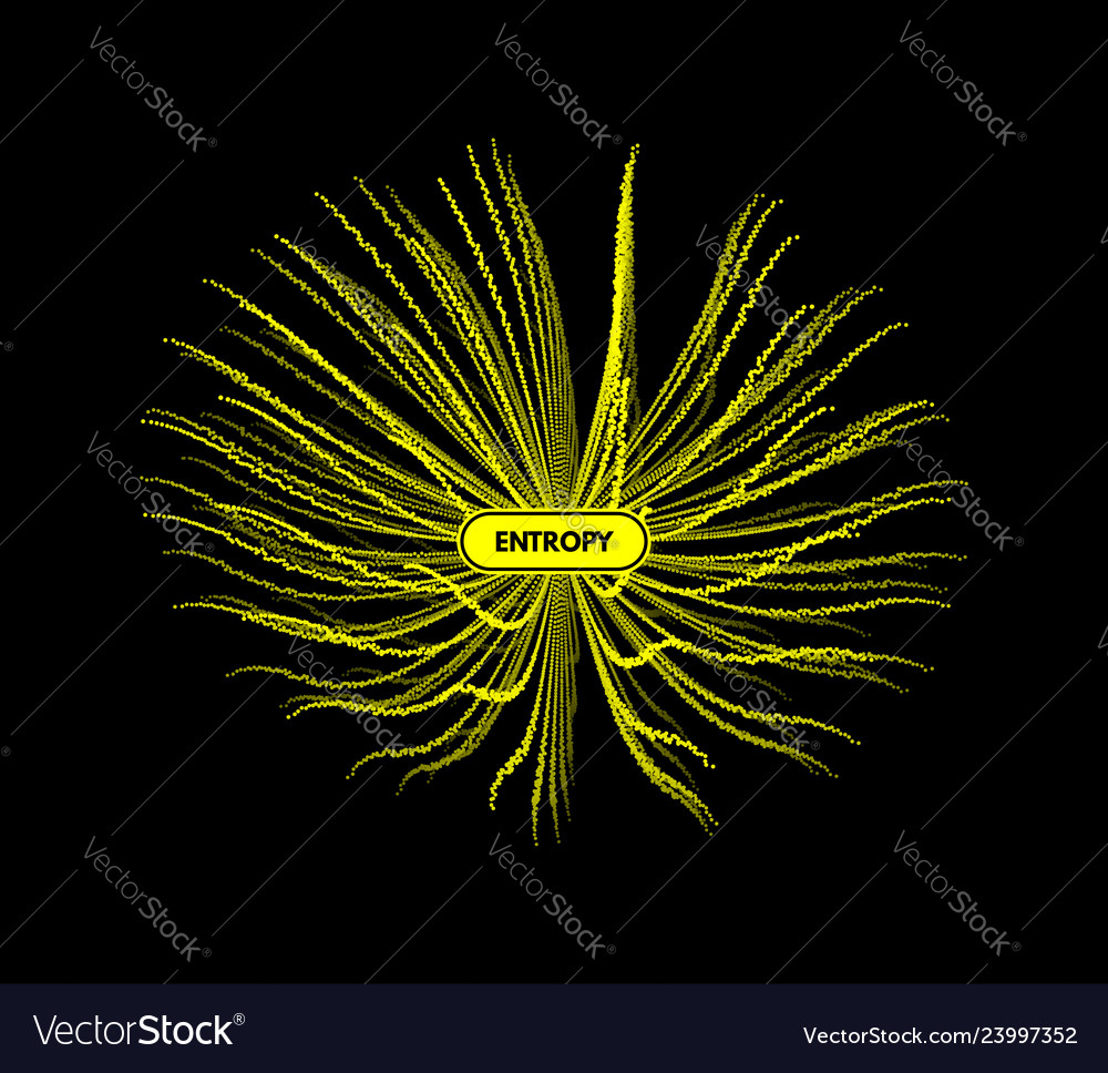 Array mit dynamischen Partikeln 3d futuristisches Gitter vector image Array mit dynamischen Partikeln 3d futuristisches Gitter