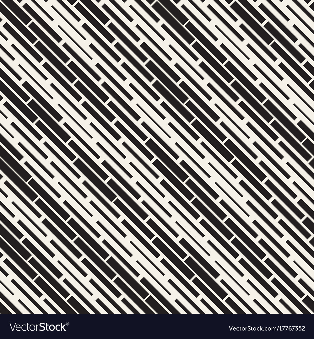 Black and white irregular dashed lines pattern