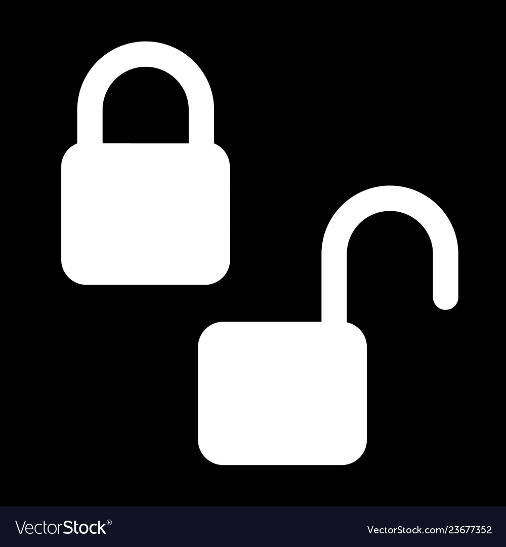 Closed and open locks