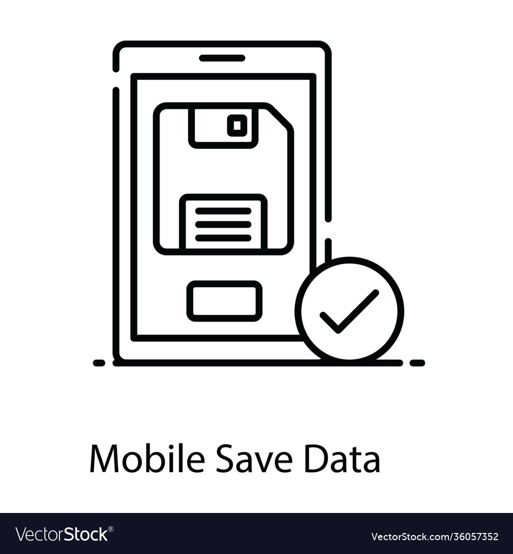 Mobile save data