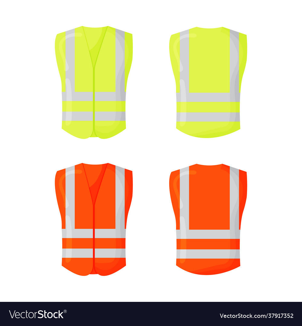 Orange Reflektierende Sicherheitsweste