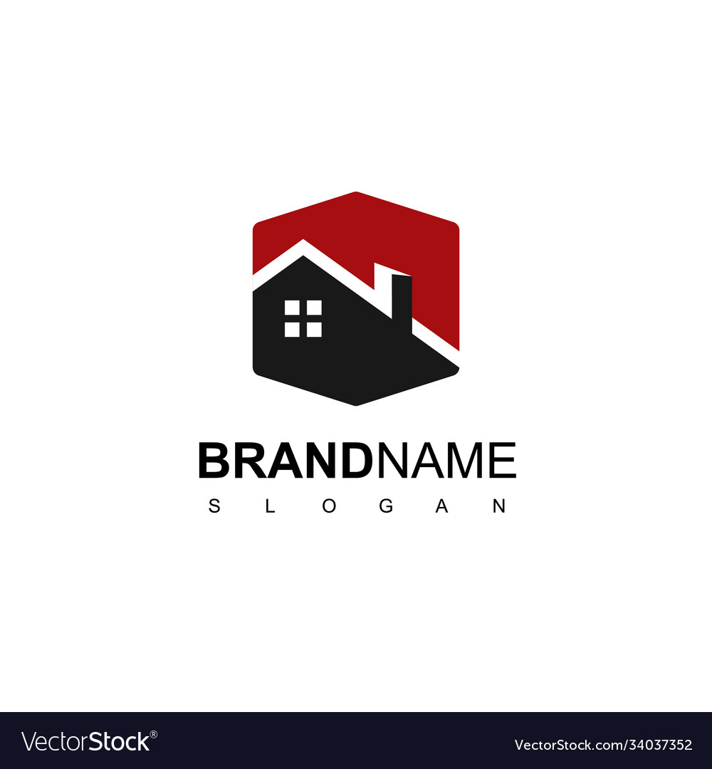 Real estate logo Royalty Free Vector Image - VectorStock