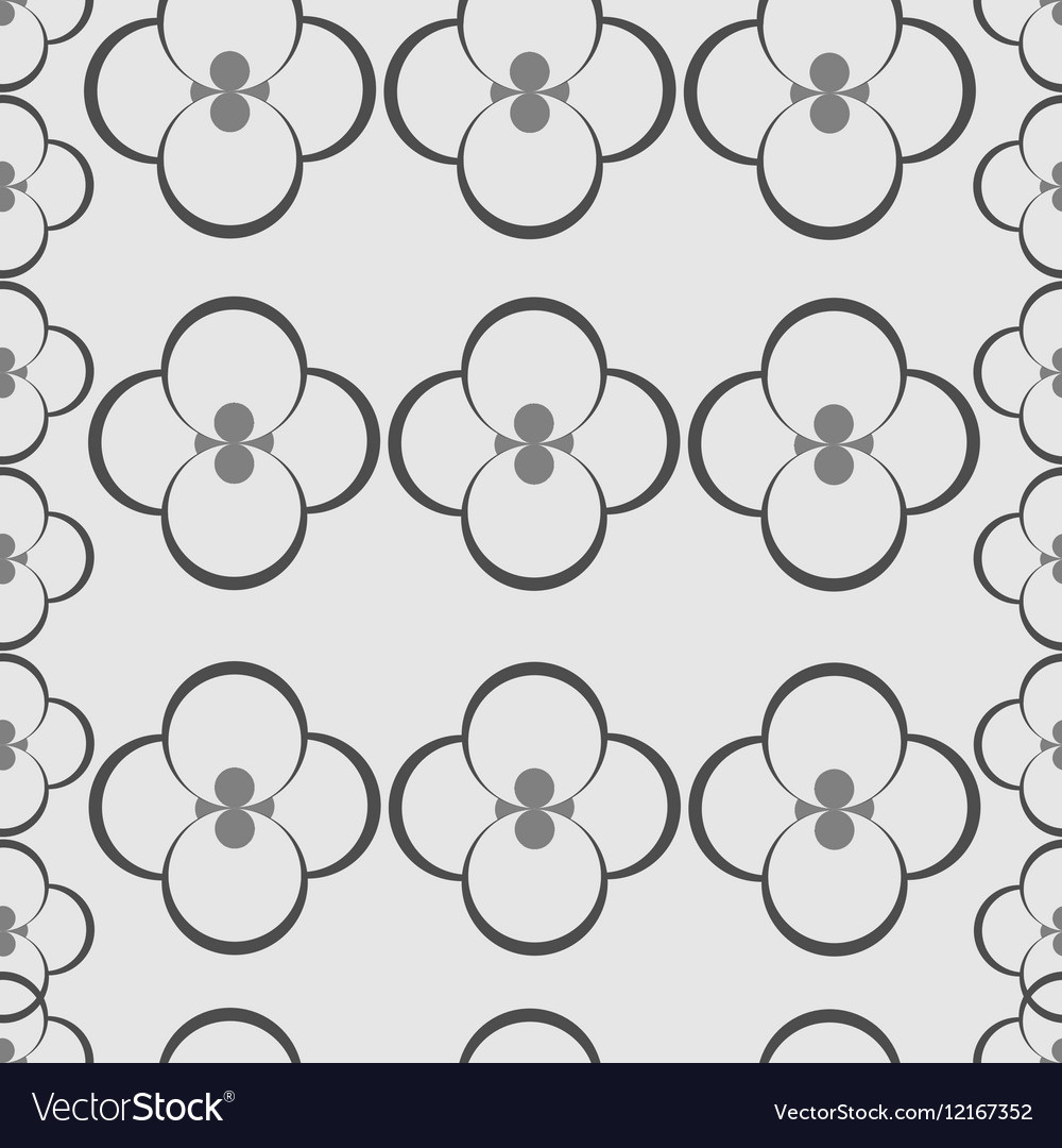 Seamless background with abstract shapes