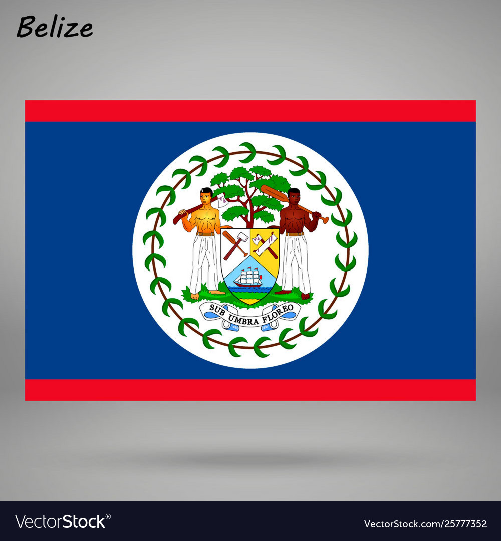 Simple flag isolated