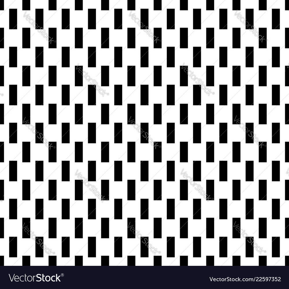 Simple monochrome pattern with rectangles art vector image Simple monochrome pattern with rectangles art